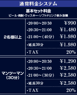 札幌アクア　料金システム